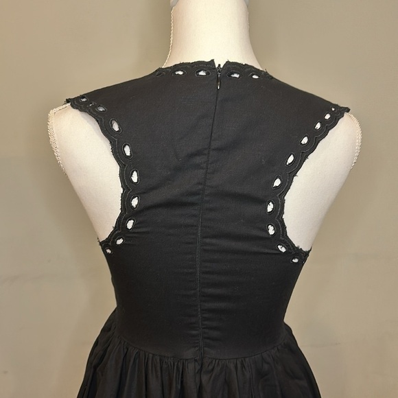 OLIVACEOUS Eyelet Cutout Fit & Flare Swing Dress -New With Tag - Picture 4 of 8